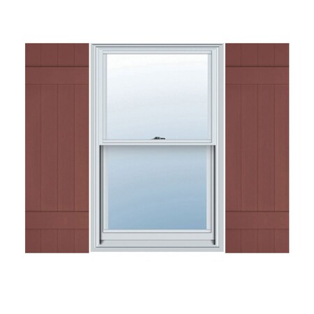 Ekena Millwork Builders Edge, Standard Four Board Joined (2 Batten), Board-n-Batten Shutters, 80140035027, PR 080140035027